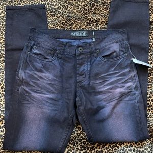 Purple haze skinny jeans